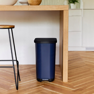 Kosh plehrash me pedale Rotho RIBO, 35L, plastikë, gri