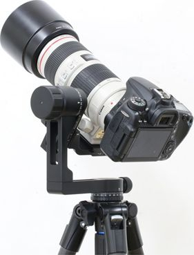 Kokë gimbal për tripèd Slik SGH-300, mban deri 3 kg, pllakë Arca, e zezë