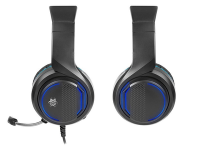 Kufje Tracer Gamezone Dragon Blue, të zeza/të kaltra