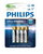 Bateri Philips LR03E4B/10, ultra alkaline AAA / 4