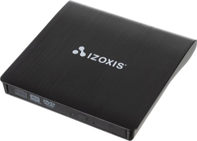 Lexues i jashtëm CD DVD Izoxis 24351, USB 3.0, RW, i zi