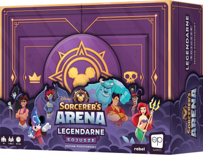 Lojë tavoline Rebel Disney Sorcerers Arena Legendary Alliances, 2‑4 lojtarë, strategjike, shumëngjyrëshe