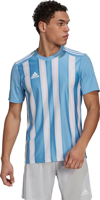Fanellë futbolli adidas Striped 21 JSY M GN5845, Aeroready, për burra, blu me të bardhë