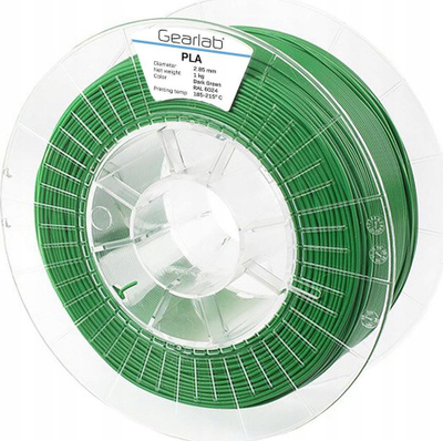 Filament 3D Gearlab PLA, 2.85mm, 1kg, jeshile e errët
