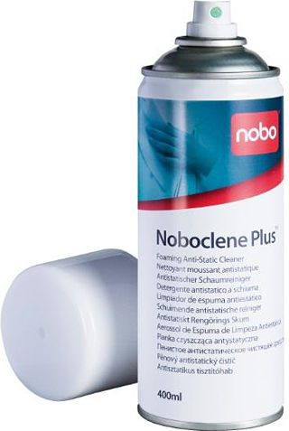 Sprej pastrues Nobo Noboclene Plus, antistatik, 400ml, i bardhë