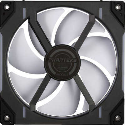 Ventilatorë PC Phanteks D30 140mm D RGB Reverse, set 3 copë, PWM, të zinj