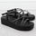 Sandale grash Filippo DS6898/25, me platformë wedge, ngjyrë e zezë