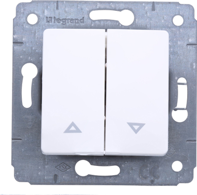 Ndërprerës elektrik Legrand, IP20, i bardhë