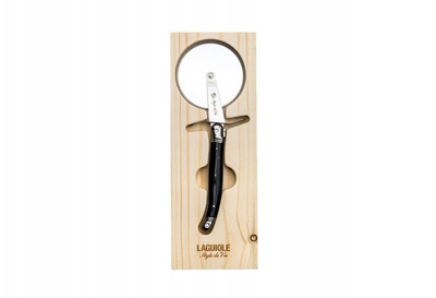 Thikë për pica Laguiole Style de Vie Premium Line, çelik inox, dorezë ABS, e zezë