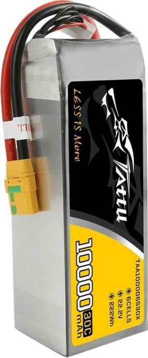 Литиум-полимер батерија Тату 6S1P, 10000mAh, 22.2V 30C, црна