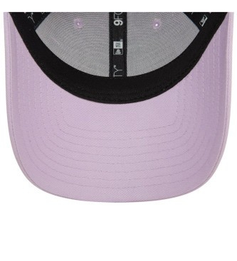 Kape New Era LA Dodgers 9FORTY, logo metalike, e rregullueshme, lejla pastel për femra