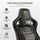 Karrige lojërash GXT 712 Resto Pro, 150kg, e zezë