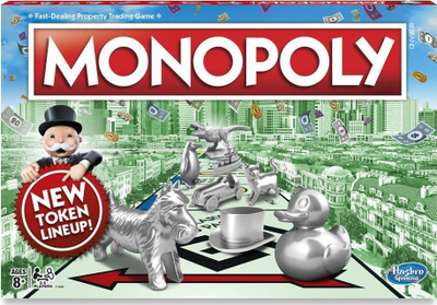Lojë tavoline Hasbro Monopoly Classic, për familje, finlandisht, me shumë ngjyra