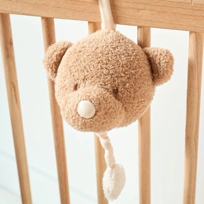 Loder me muzik Bear TEDDY - 16 cm - Teddy Caramel