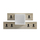 Varëse paradhome me raft Slot 69x12x32Hcm (HM18077.01), bardhë