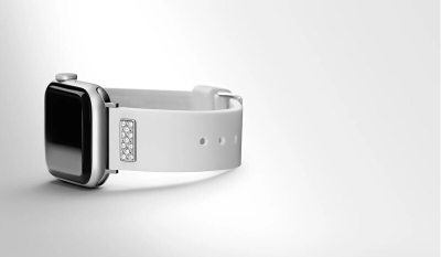 Rrip Guess CS2005S1 për Apple Watch, 38–41 mm, i bardhë