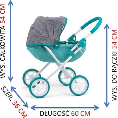Karrocë për kukull Milly Mally Dori Prestige, Mint