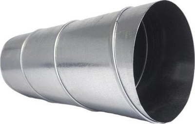 Tub spirale çeliku Spiroflex Spiral Pipe Rolled Rigid 160mm, gjatësi 1.5m, metalik