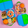 Kuti ushqimi b.box Mini Snack Box, 2 ndarje, e papërshkueshme nga lëngjet, gri blue slate