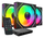 Set ventilatorësh PC Mars Gaming MF-3DPROKIT, 3x 120mm PWM ARGB, Infinity Mirror 3D, me telekomandë