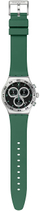 Orë dore për meshkuj SWATCH Carbonic Green YVS525, e gjelbër