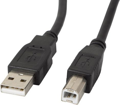 Kabllo USB Lanberg CA-USBA-11CC-0030-BK, USB-A në USB-B, 3 m, e zezë
