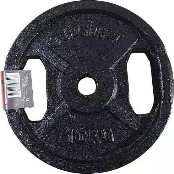 Disk gjymnastikor Sourcing YLPS36A, 10kg, prej gize, me dy kapëse