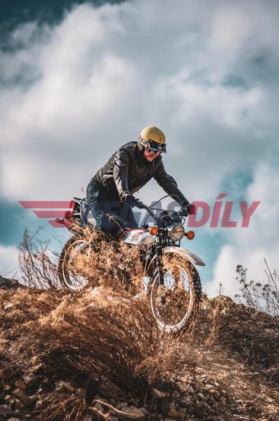 Helmetë moto CASSIDA Eso Forty Nine, e hapur neo retro, krem e zezë, 2026