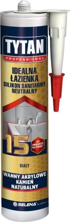 Silikon sanitar Tytan, 280ml, i bardhë