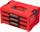 Organizues sirtarësh Qbrick System Pro Expert RED HD Drawer Organizer 3, 3 sirtarë, i kuq