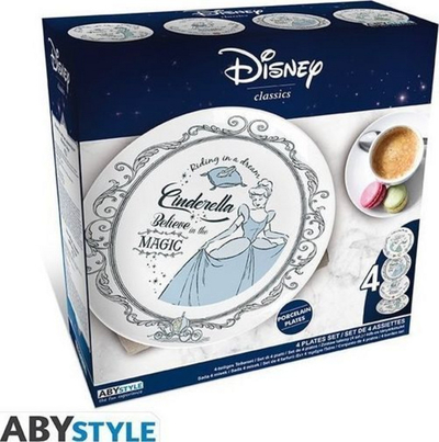 Set pjatash Disney Princess ABYstyle, të bardha