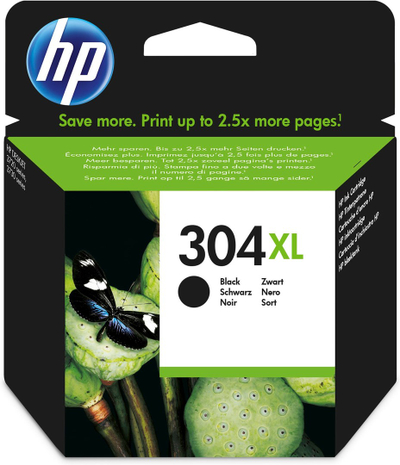 Кертриџ со мастило HP 304XL, висок принос, црн
