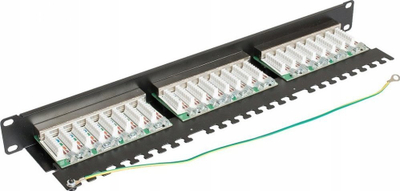 Patch panel C&amp;C Partners TE Cat 5e, 24xRJ45 FTP, 19" 1U, i zi
