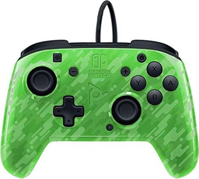 Kontroller PDP Delux+ Audio Camo, me kabllo, i gjelbër