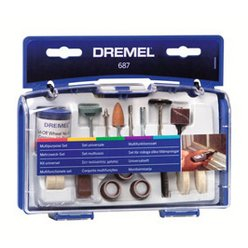 Set aksesorësh Dremel Universal 687, 52 pjesë, për vegël multifunksionale
