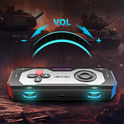 Amplifikator zanor për gaming Vention, USB C, 7.1 surround, i zi