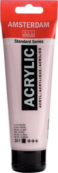 Bojë akrilike Amsterdam Standard Series 361, 120 ml, Light Rose, rozë e hapur e butë