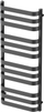 Radiator banjoje Radeco Billy 2 Merkury 7, 1265x530 mm, çelik, gri e errët