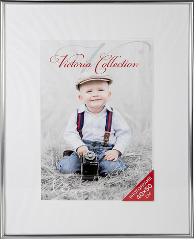 Kornizë fotografike Victoria Collection Future, 40x50cm, plastike, argjendi