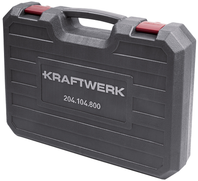 Set çelësa dhe fole Kraftwerk 204.104.800, Basic, 1/4" + 3/8" + 1/2", 200 pjesë