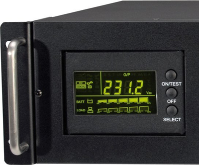 UPS ROLINE LineSecure II 2000R, line interactive, për rack 19", i zi