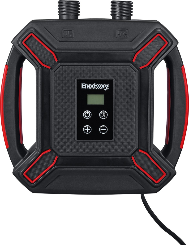 Pompë elektrike ajri BESTWAY PowerGrip DC, për veturë, portative, e zezë
