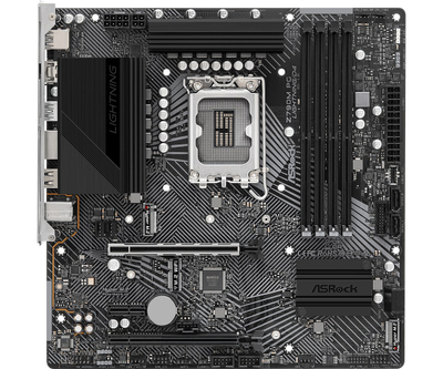 Pllakë amë Asrock Z790M PG Lightning/D4 Intel Z790 LGA 1700 micro ATX