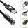 Adapter audio Techly ICOC USBC-DAC24J, USB-C në Jack 3.5mm, DAC, i zi