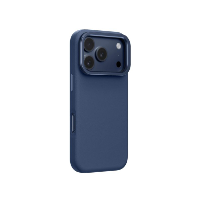 Mbulesë telefoni AmazingThing Glamour për iPhone 17 Pro Max, me kapak kamere që bohet stand, blu