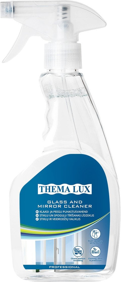 Spray pastrimi për xhama dhe pasqyra Glass and Mirror, 500 ml, transparent