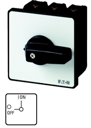 Çelës shkëputës Eaton P3-63/E, 3P, 63A, i zi