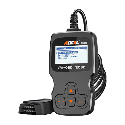 Skaner diagnostikues OBD2 Ancel AD310 AC103, ekran LCD, për automjete OBDII, i zi