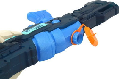 Pistoletë me uj Leantoys Water Gun, 1000 ml, rreze 8 m, blu