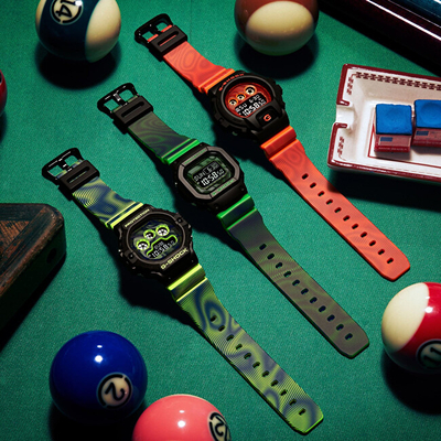 Orë për meshkuj Casio G/G-SHOCK DW-5900TD-9ER (332), e kaltër/verdhë
